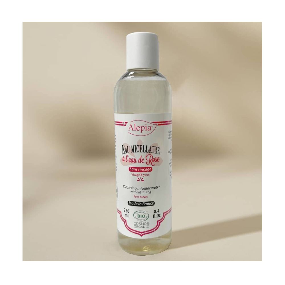 Eau Micellaire Bio à L’eau De Rose – 250ml