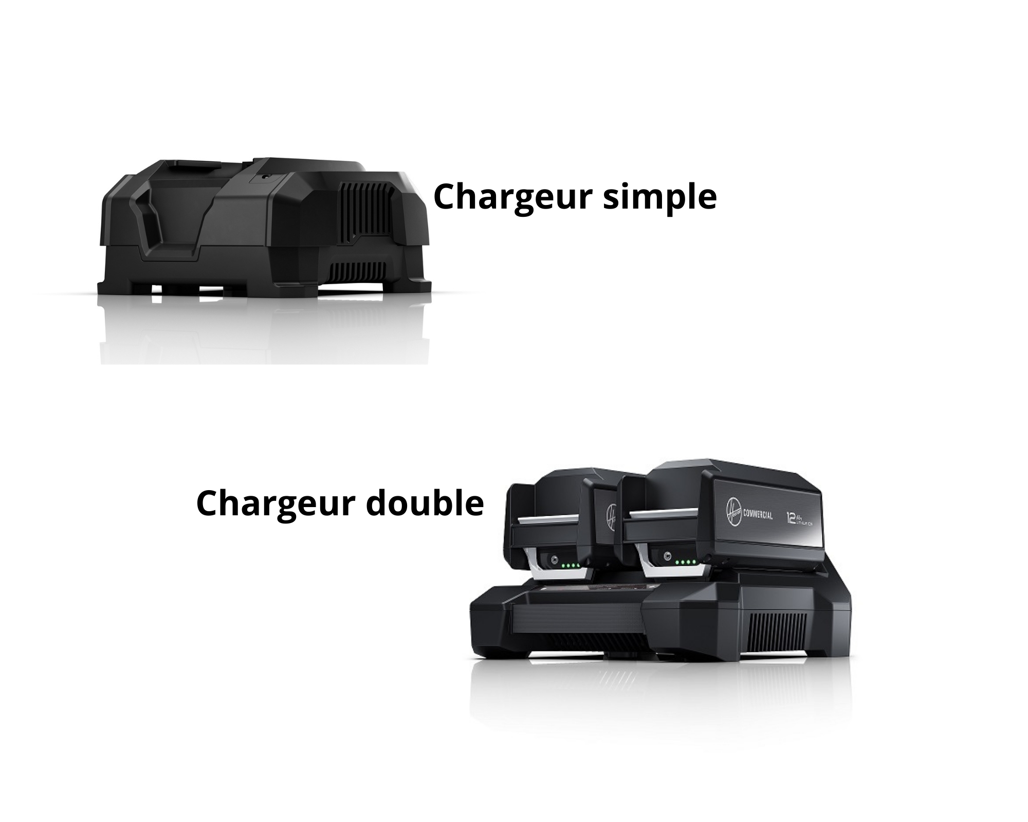 Chargeur rapide 40V pour aspirateur Hoover sans fils