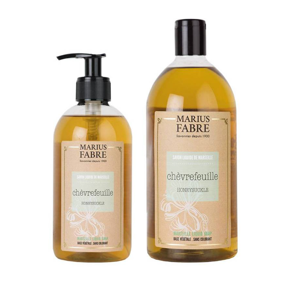 Savon liquide de Marseille Pompe 400ml – Chèvrefeuille – Image 2