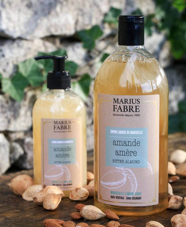 Savon liquide de Marseille Recharge 1L – Amande Amère – Image 2
