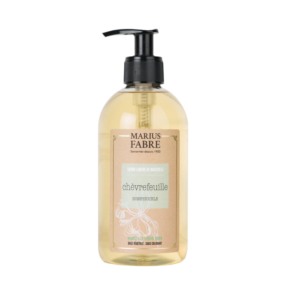 Savon liquide de Marseille Pompe 400ml – Chèvrefeuille