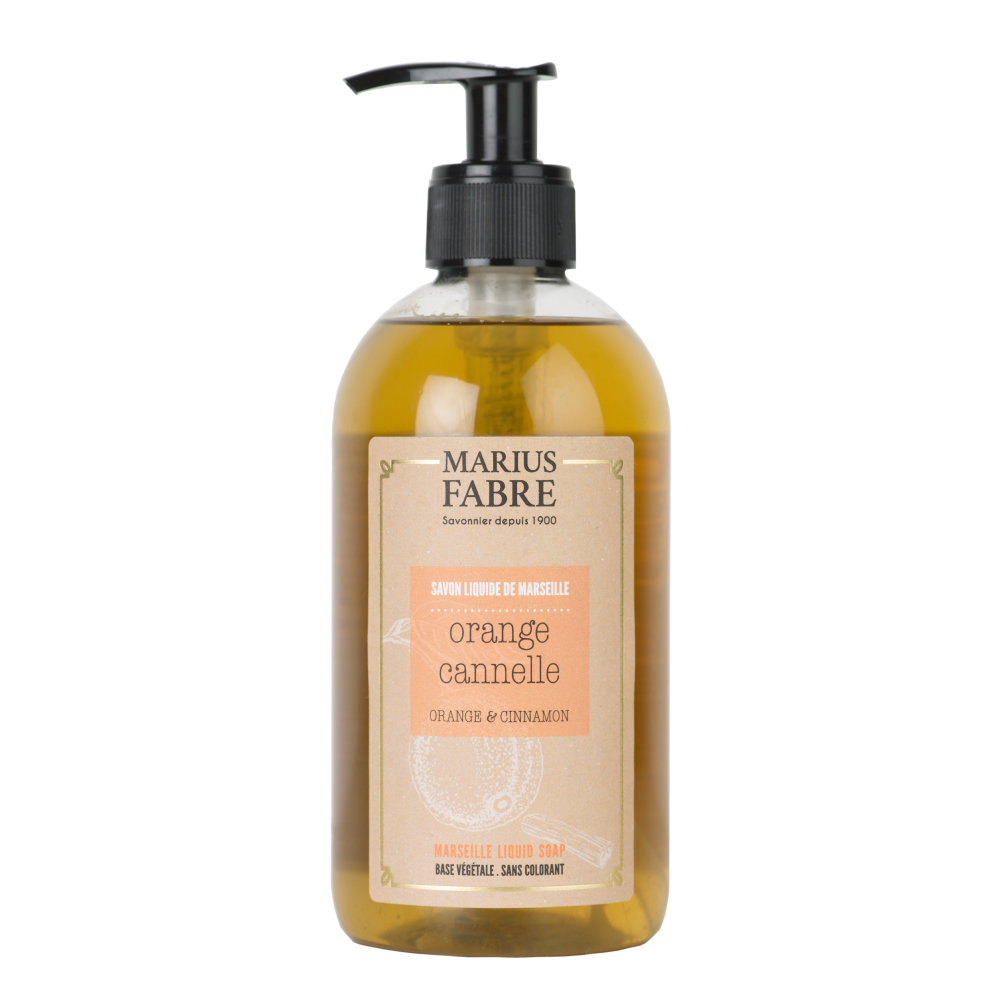 Savon liquide de Marseille Pompe 400ml – Écorces d’orange