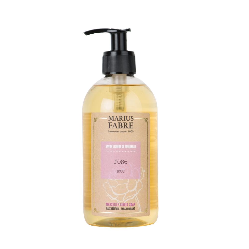 Savon liquide de Marseille Pompe 400ml – Rose