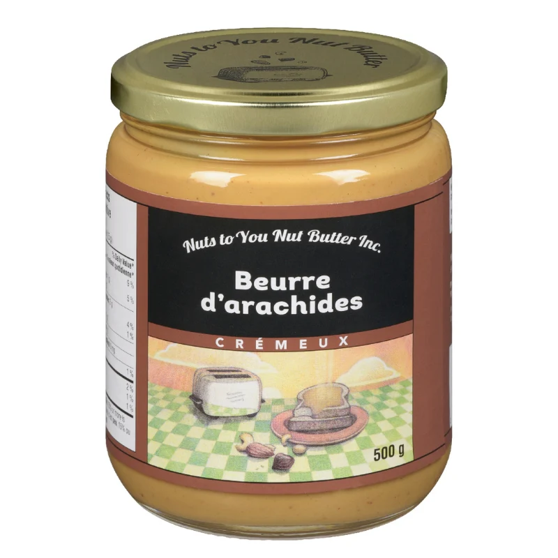 Beurre d'arachides Crémeux