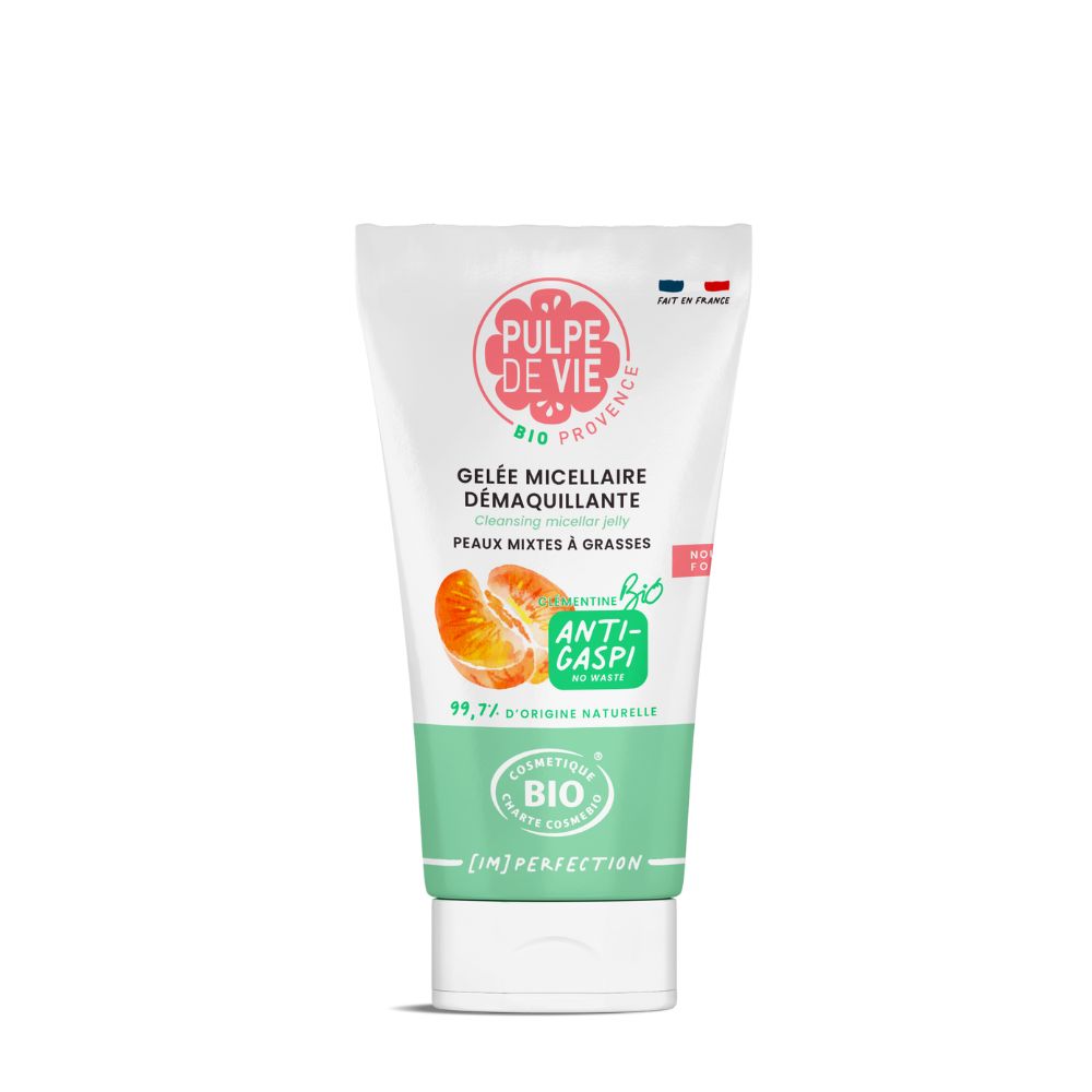 Gelée micellaire démaquillante à la clémentine Bio – 150 ml