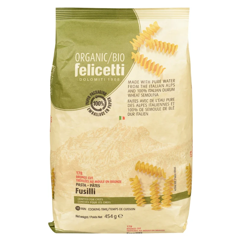 Pâtes Blé Dur Biologique - Fusilli