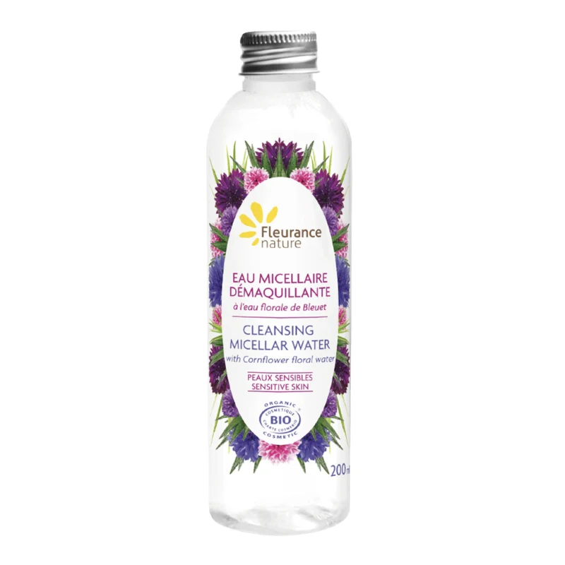 Eau Micellaire Démaquillante Eau Florale Bleuet Bio