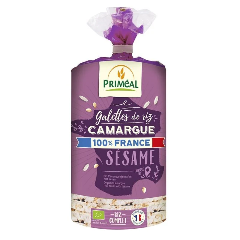 Galettes De Riz De Camargue Au Sésame Bio Sans Gluten
